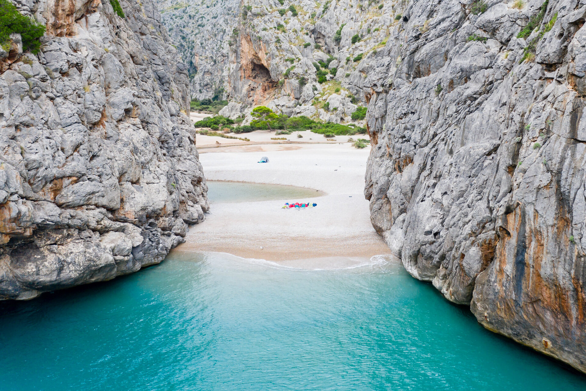 Sa Calobra at sunrise